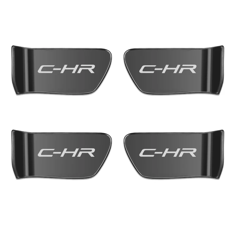 Car Interior Door Handle Ornament for Toyota CHR C-HR Stainless Steel Accessories Car Styling 4pcs thumbnail 5