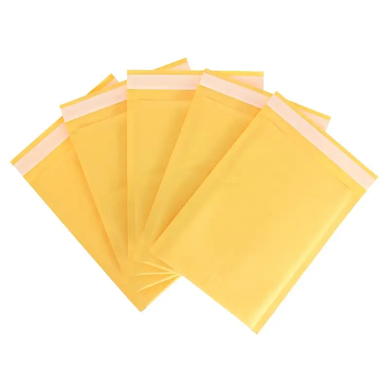 100PCS/Lot Kraft Paper Bubble Envelopes Bags Different Specifications Mailers Padded Shipping Envelope With Bubble Mailing Bag thumbnail 4