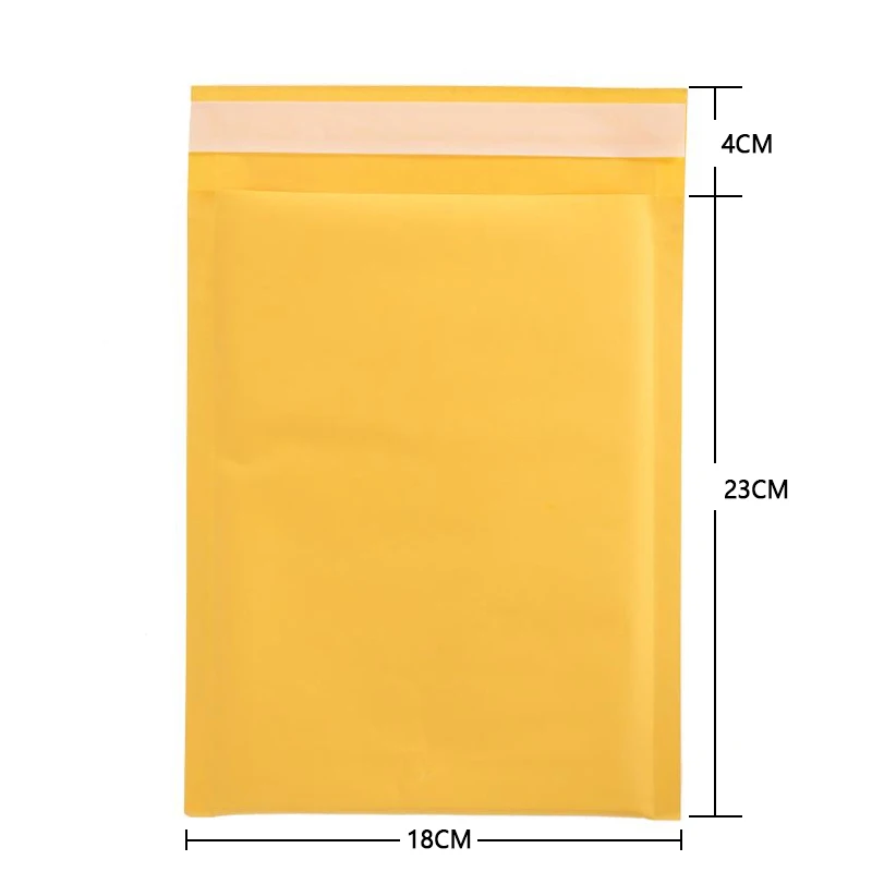 100PCS/Lot Kraft Paper Bubble Envelopes Bags Different Specifications Mailers Padded Shipping Envelope With Bubble Mailing Bag thumbnail 3