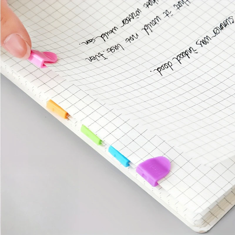 20Pcs Paper Clips Documents Bookmarks File Index Page Holder Colorful Bookmark Page Clips Book Page Corner Binder Clip thumbnail 5