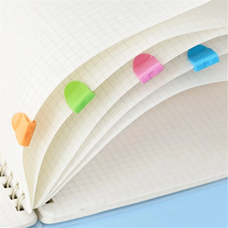 20Pcs Paper Clips Documents Bookmarks File Index Page Holder Colorful Bookmark Page Clips Book Page Corner Binder Clip thumbnail 4