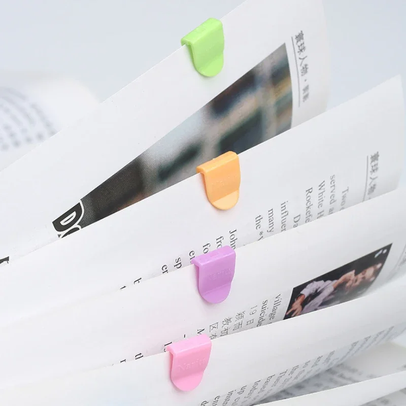 20Pcs Paper Clips Documents Bookmarks File Index Page Holder Colorful Bookmark Page Clips Book Page Corner Binder Clip thumbnail 2