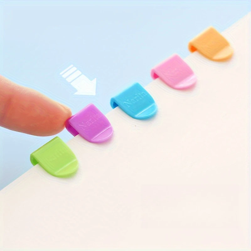 20Pcs Paper Clips Documents Bookmarks File Index Page Holder Colorful Bookmark Page Clips Book Page Corner Binder Clip thumbnail 3
