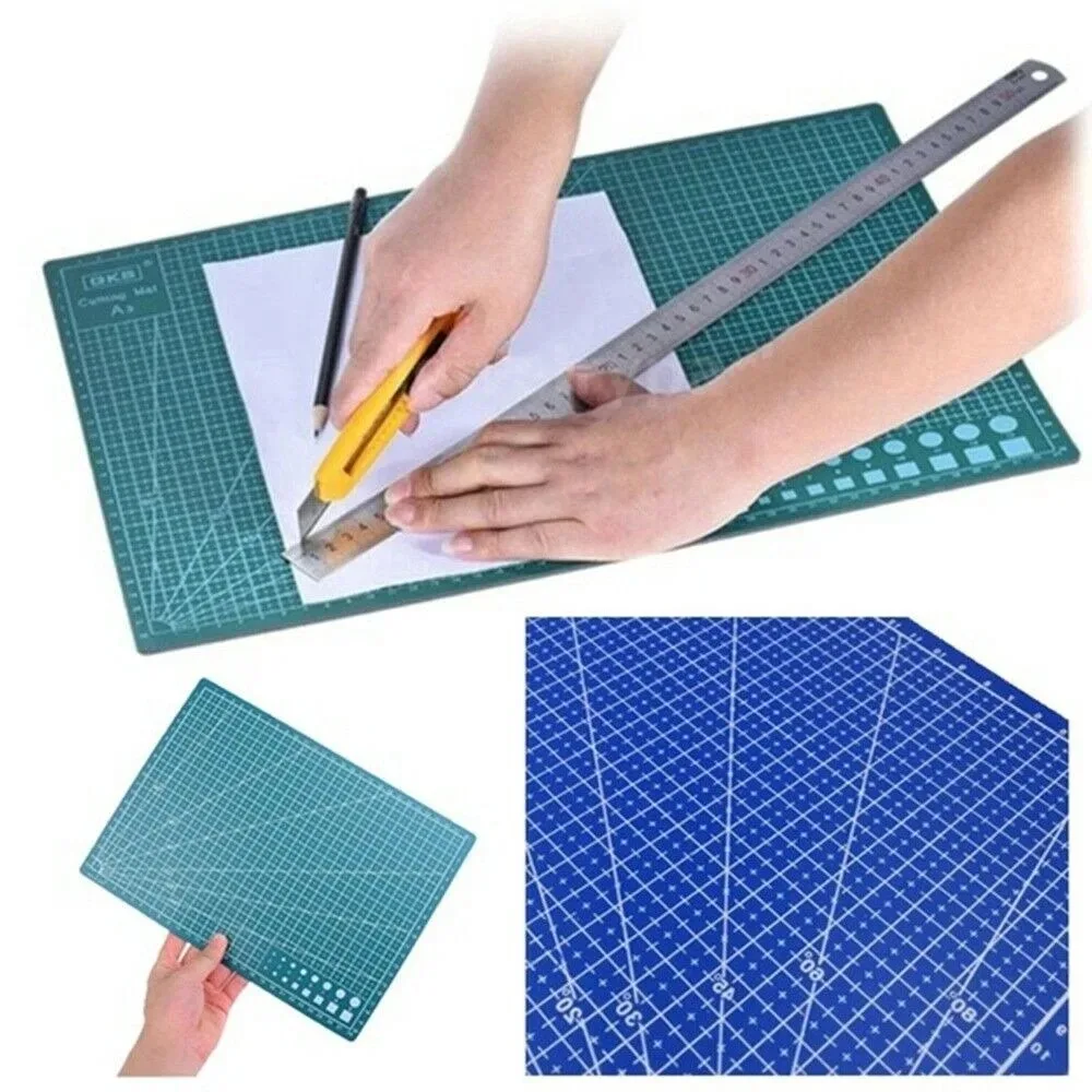 PVC Cutting Mat Workbench Pad for Sewing DIY Leather Craft Knife Engraving Double Sided Non Slip Durable Board thumbnail 2