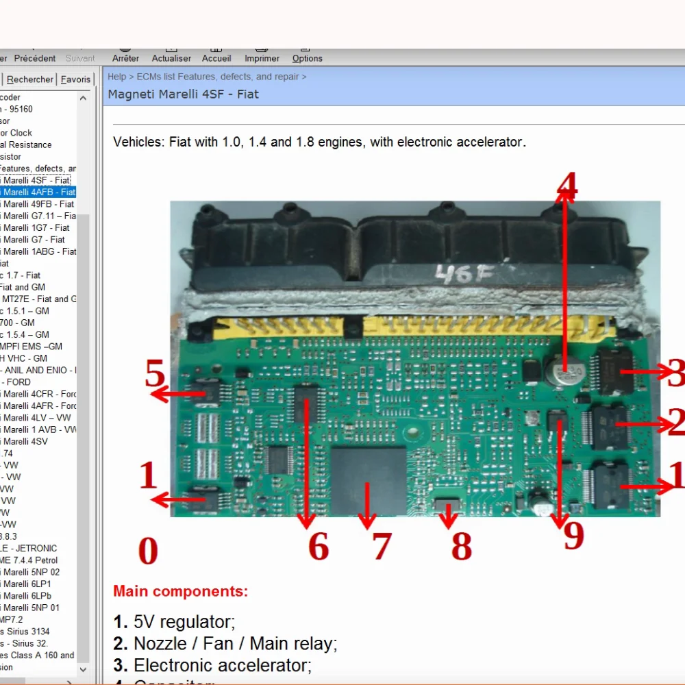 Car ECU Repair Software Description and Location Pinout Of ECU Components Tool Troubleshooting Methods Theft Prevention thumbnail 4