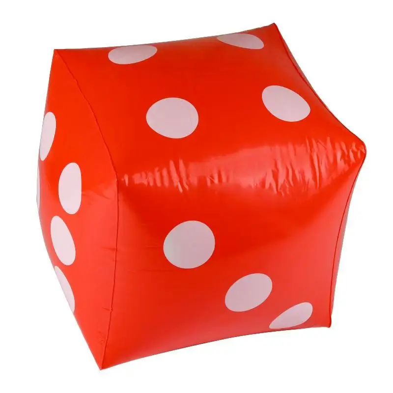 Jumbo PVC Inflatable Dice 28*28CM Playground Carniva Fun Party Supplies Outdoor Entertainment Board Games For Kids Adults thumbnail 2