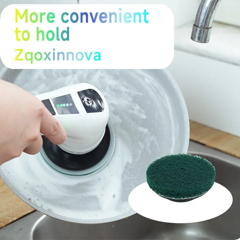 Household Cordless Multipurpose Spin Scrubber Kitchen Gadgets Hair Brushes Bathroom Broom Toilet Mops Electric Cleaning Brush thumbnail 5
