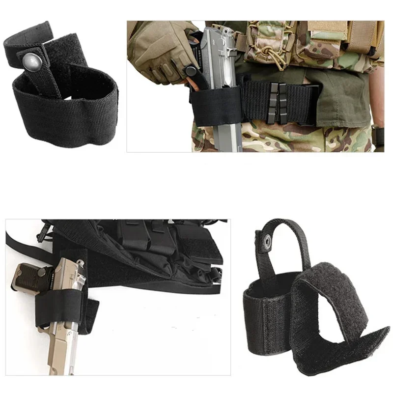Concealed Carry Gun Holster Compact Double-Ended EDC Pouch Universal Hunting Accessories Handgun Pistol Holder Waist Belt Bag thumbnail 4