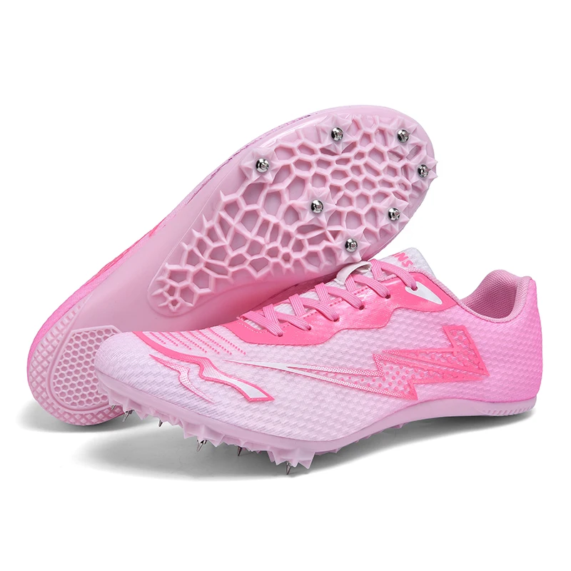 Running Sprint Shoes Lightweight Training Athletic Sport Long Jump Track and Field Spikes Spiked Match Shoes Racing Sneakers thumbnail 2