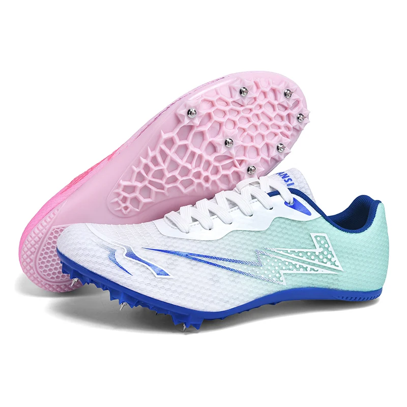 Running Sprint Shoes Lightweight Training Athletic Sport Long Jump Track and Field Spikes Spiked Match Shoes Racing Sneakers thumbnail 3