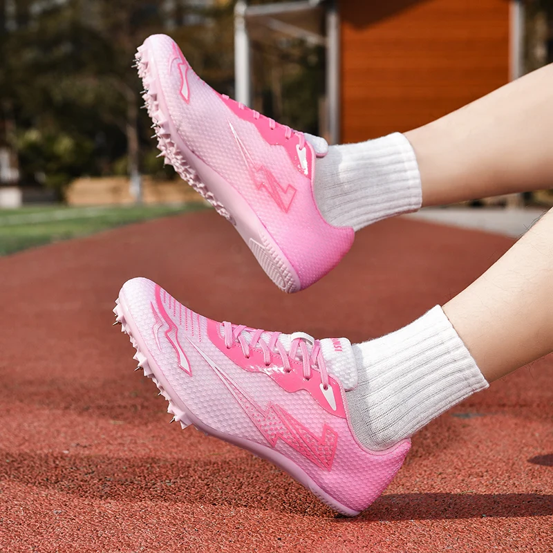 Running Sprint Shoes Lightweight Training Athletic Sport Long Jump Track and Field Spikes Spiked Match Shoes Racing Sneakers thumbnail 5