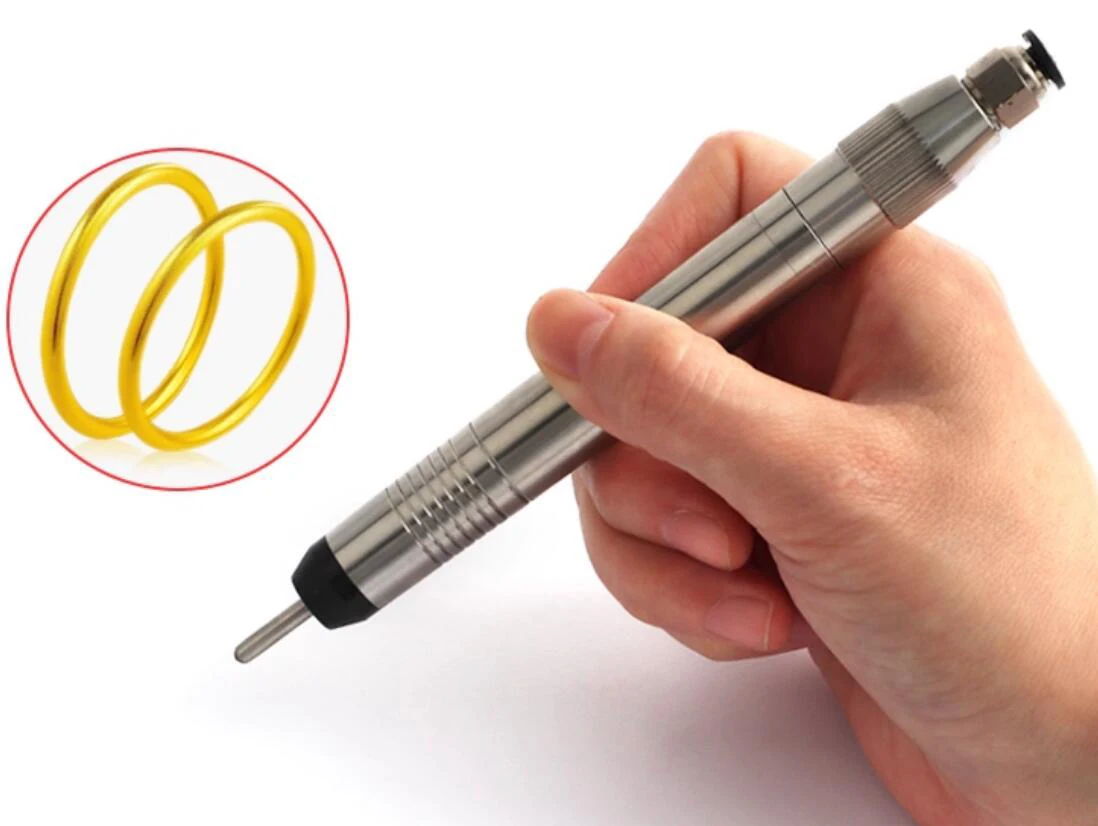 Pneumatic Hammer Handpiece With Accessories, Engraving Tools Diamond Point Jewelry DIY Tools  Air Scribe Engrave Handle thumbnail 5