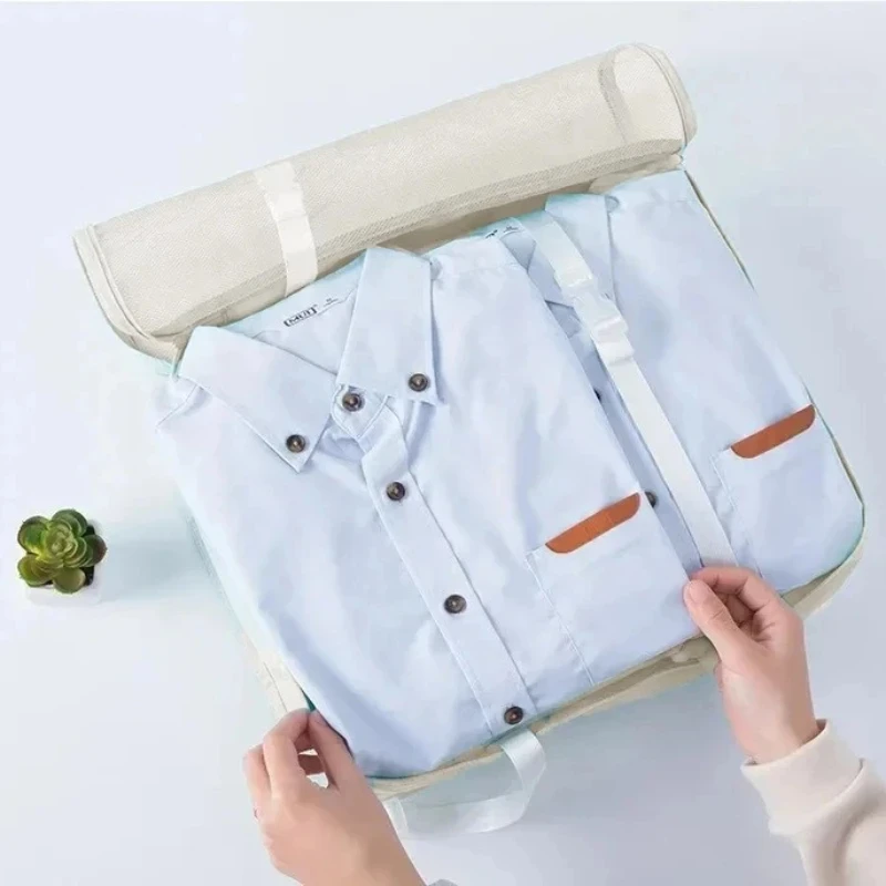 7/10 Pcs Set Travel Organizer Storage Bags Suitcase Packing Cubes Cases Portable Wardrobe Luggage Clothes Shoe Pouch Fold thumbnail 5