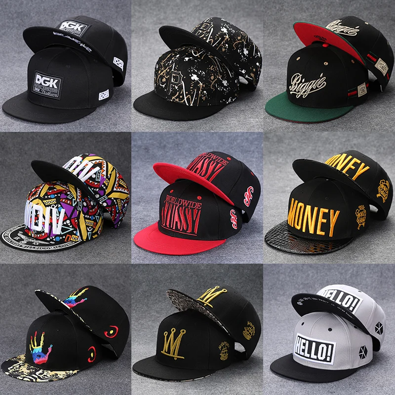 Hat men's big head circumference deep top flat edge hat street trend board hat street dance hat hip-hop hat women's baseball hat
