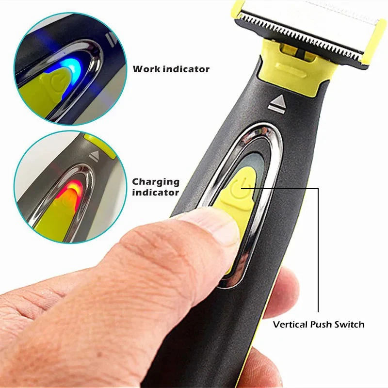 MLG Electric Shaver For Men and Women Portable Full Body Trimmer USB T Shaped Blade Razor For Beard Armpit For Washable thumbnail 4