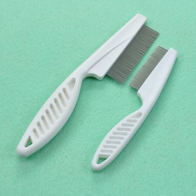 Flea Comb Stainless Steel Insect Repellent Brush Pet Care Combs Hair Grooming Portable Tool Fur Removal Cat And Dog Supplies thumbnail 5
