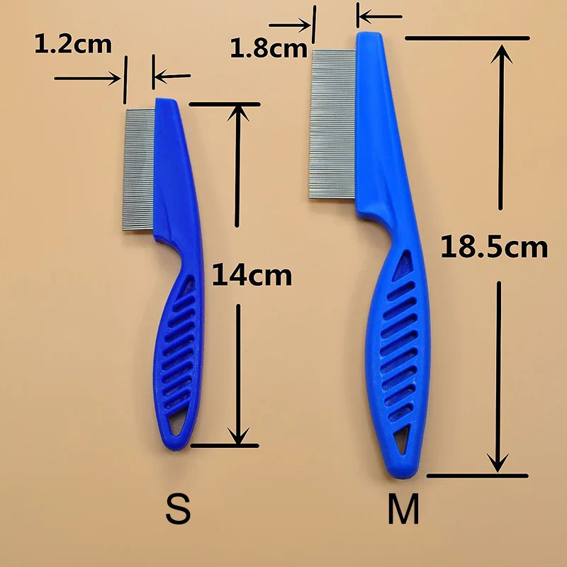 Flea Comb Stainless Steel Insect Repellent Brush Pet Care Combs Hair Grooming Portable Tool Fur Removal Cat And Dog Supplies thumbnail 6