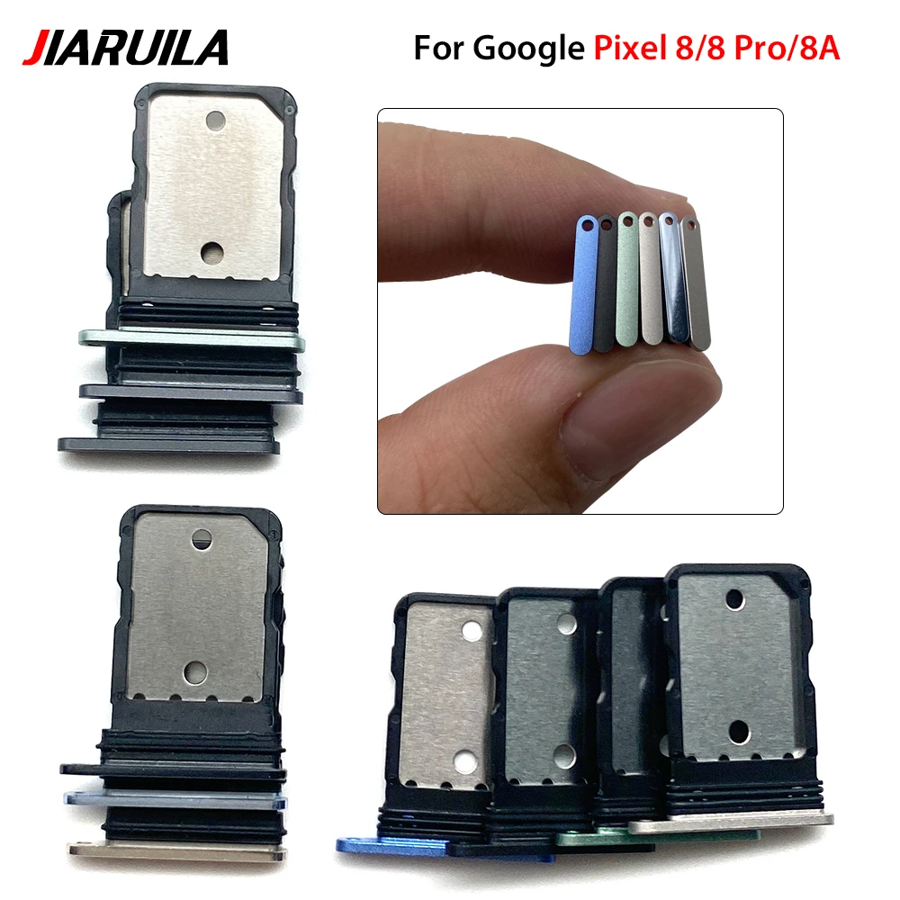 SIM Card Tray Holder For Google Pixel 8 8A 8 Pro Sim Single Card Tray Holder Adapter Chip Drawer Socket Accessories Parts thumbnail 6