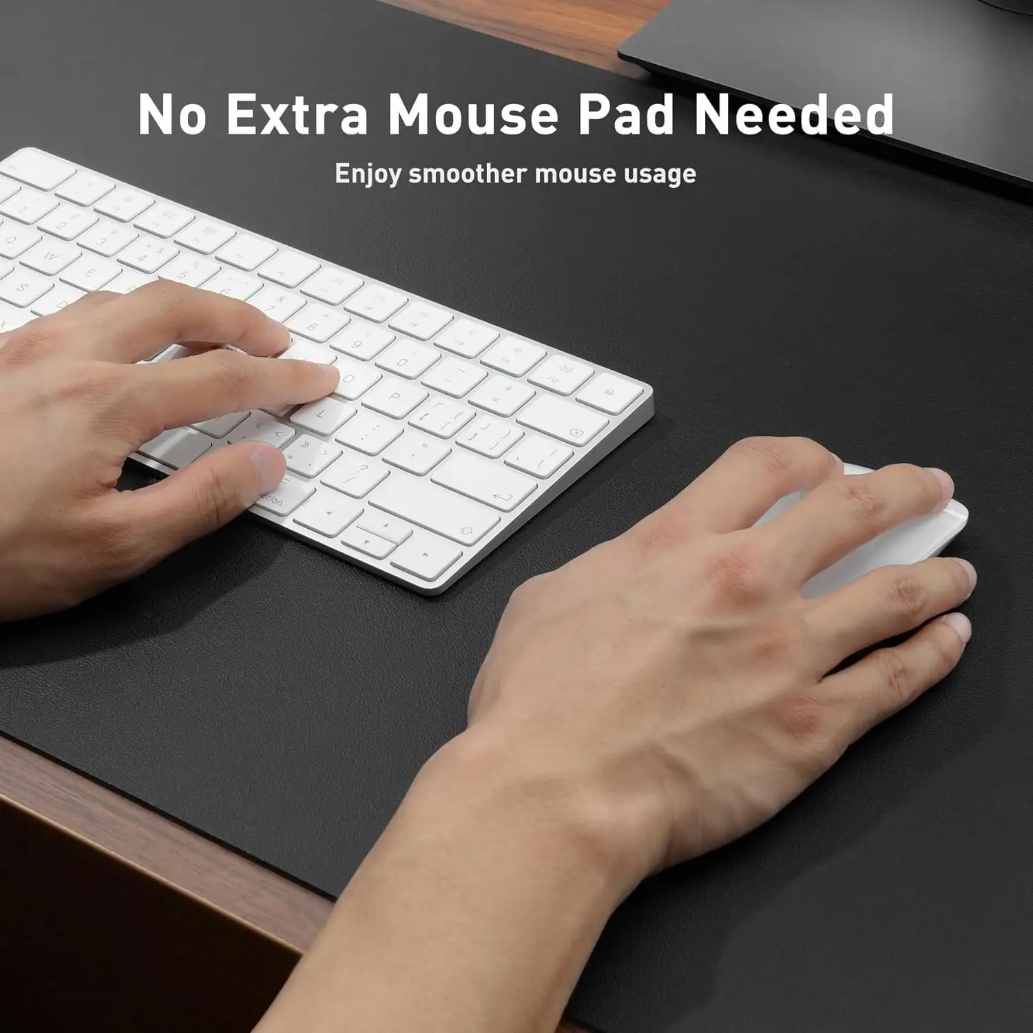 Mouse Pad Large Office Desk Mat ,Waterproof PU Leather Desktop Keyboard Desk Pad Gaming Mousepad Desk Writing Pad for home thumbnail 5