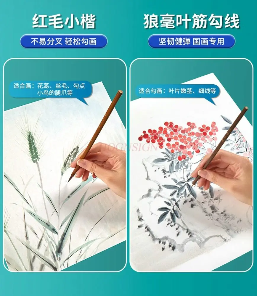 Ink painting, Chinese painting, professional material set, Chinese painting supplies, tools, complete set thumbnail 2