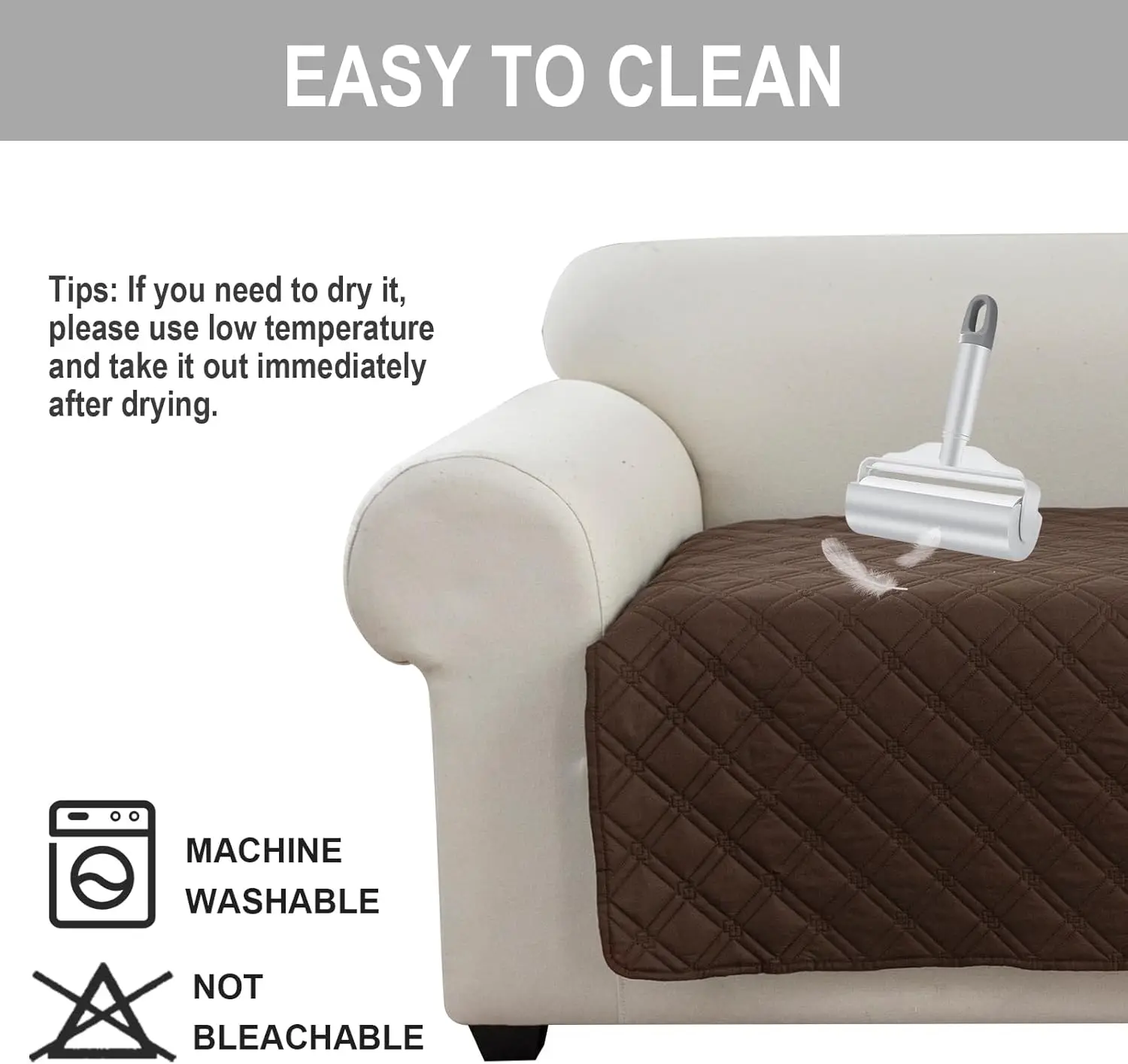 Waterproof Sofa Cover 77x178cm for Pets Living Room Non-Slip Couch Protector Home Decor Sofa Slipcover Mat for Dogs Cats Kids thumbnail 5