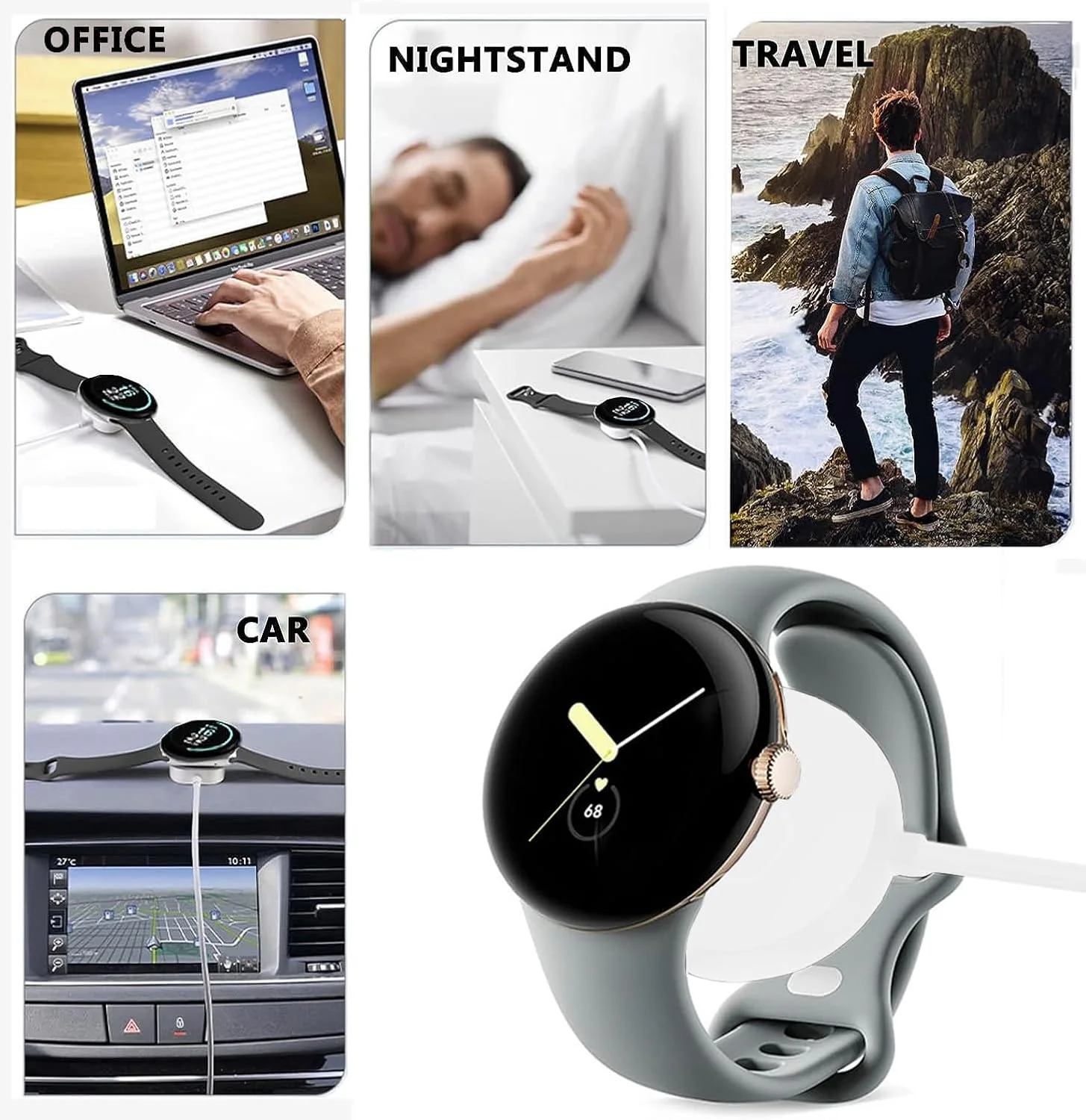 Replacement charger suitable for Google Pixel 1 USB-C Google Watch charging dock thumbnail 6