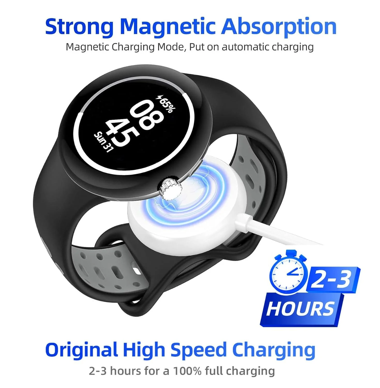 Replacement charger suitable for Google Pixel 1 USB-C Google Watch charging dock thumbnail 4