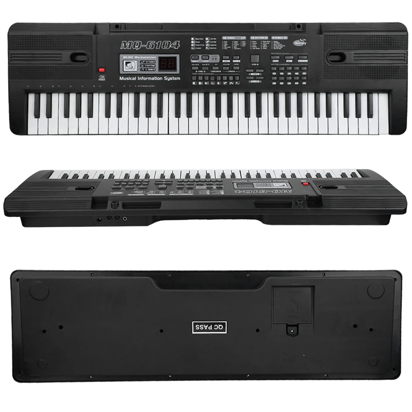 Kid Electronic Organ 61 Keys Digital Music Electronic Organ Portable Keyboard with Microphone for Children thumbnail 5