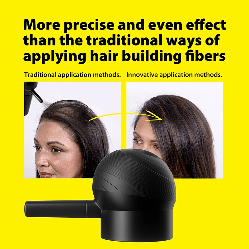 10 Color Hair Regrowth Powder Keratin Applicator Hair Building Fiber Powder Spray Pump Hair Thickening Powder Hair Styling 12g thumbnail 6