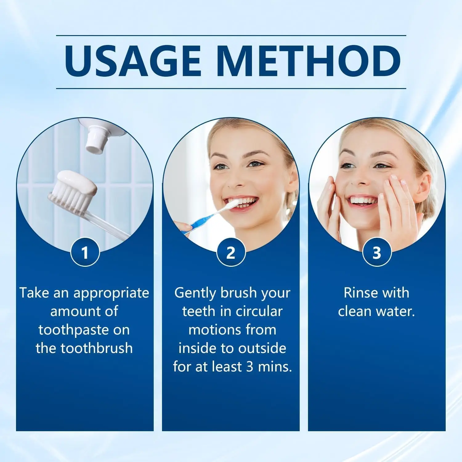 120g Whitening Toothpaste Hydroxyapatite Protect Gum Health Remove Plaque Stains Fresh Bad Breath Deep Clean Brightening Tooth thumbnail 6