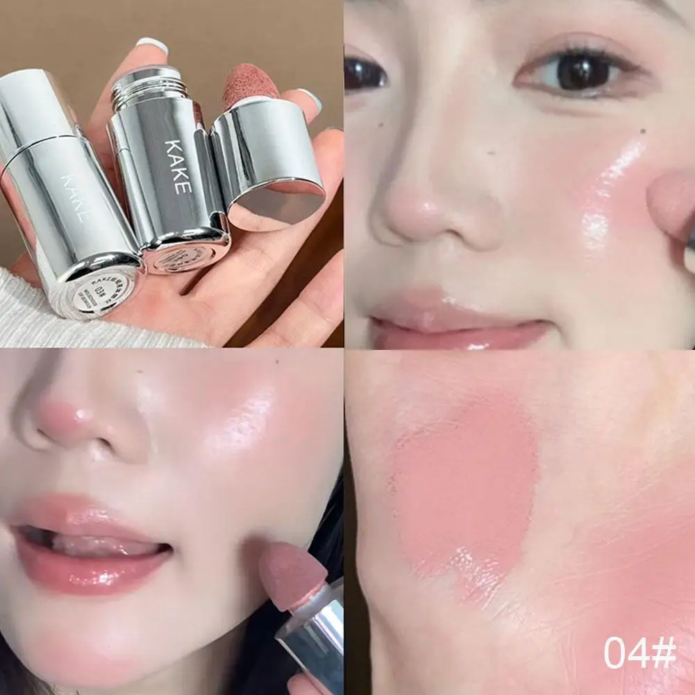 Velvet Liquid Blush Matte Sponge Head Blusher Natural Lasting Brighten facial Contour Blush Tint Makeup thumbnail 4