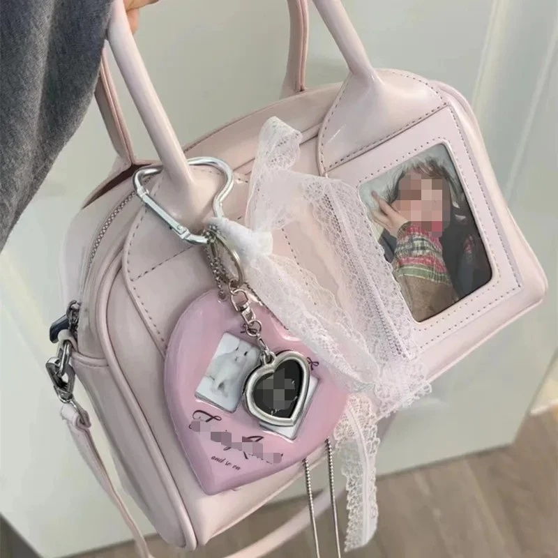 2026 New Y2K Harajuku Shoulder Bag Women Korean Transparent Ita Bag Crossbody Bag Female Japanese Designer Trend Handbag Purse thumbnail 2