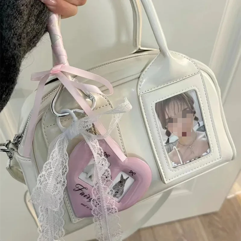 2026 New Y2K Harajuku Shoulder Bag Women Korean Transparent Ita Bag Crossbody Bag Female Japanese Designer Trend Handbag Purse thumbnail 4