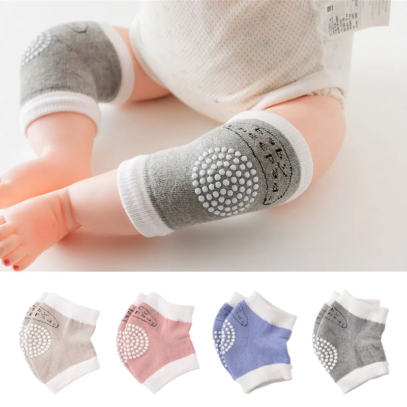 Baby Crawling Knee Pads Breathable, Toddler Walking Anti-Fall, Infant 0-3 Years Old, Pure Cotton Anti-Collision Elbow Pads, Non- thumbnail 2