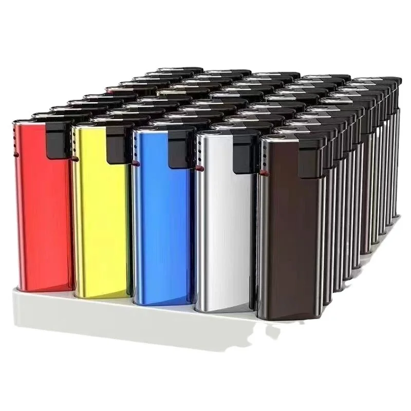 Outdoor Windproof Direct Spray Blue Flame Turbine Lighter Portable Butane Cigarette Lighter Ignition Smoking Accessories Tools