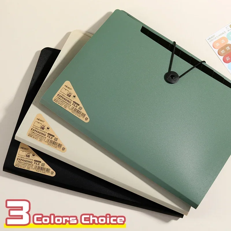 5 Layers A4 File Folder Storage Bag Test Paper Desktop Tool School Stationery Office Supplies thumbnail 4