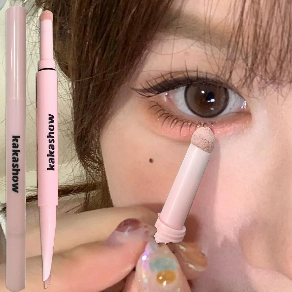 Double-end Lying Silkworm Eyeliner Pencil Diamond Glitter Matte Aegyosal Pen Brightening Cream Shadow Highligher Eye Makeup thumbnail 2