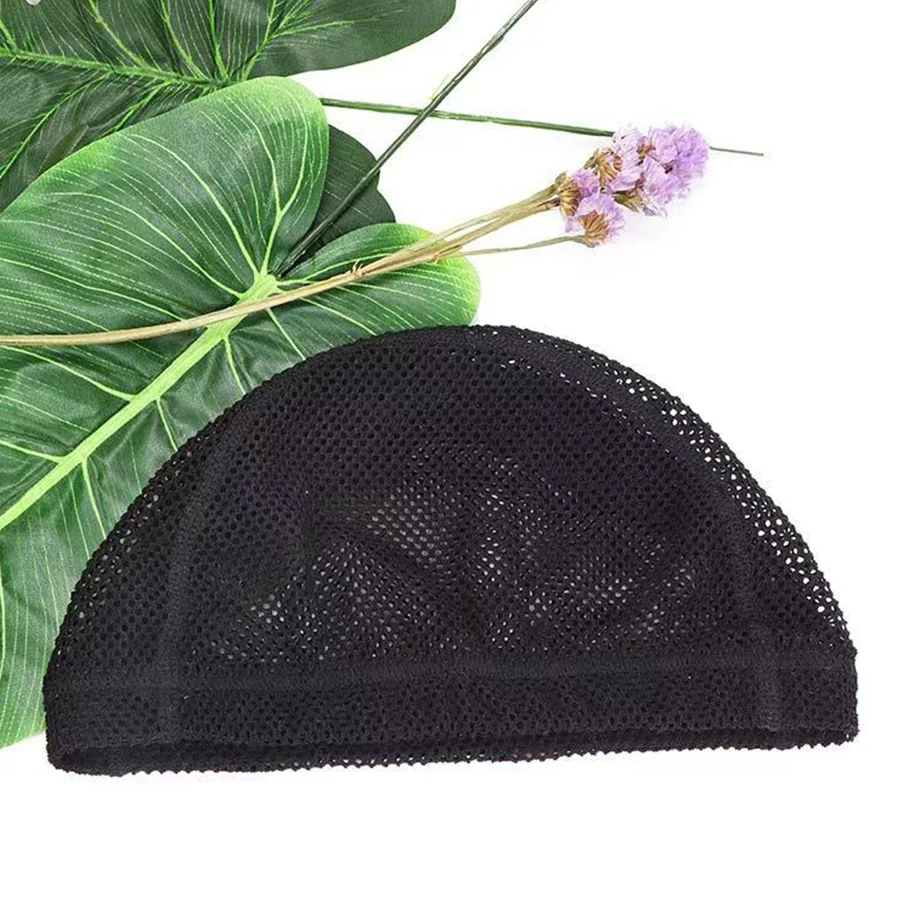 1-5 Pcs Wig Cap Black Crochet Wig Caps Stretchable Mesh Wigs Caps Non Slip Hair Nets Weaving Cap for Making and Keeping Wigs thumbnail 3