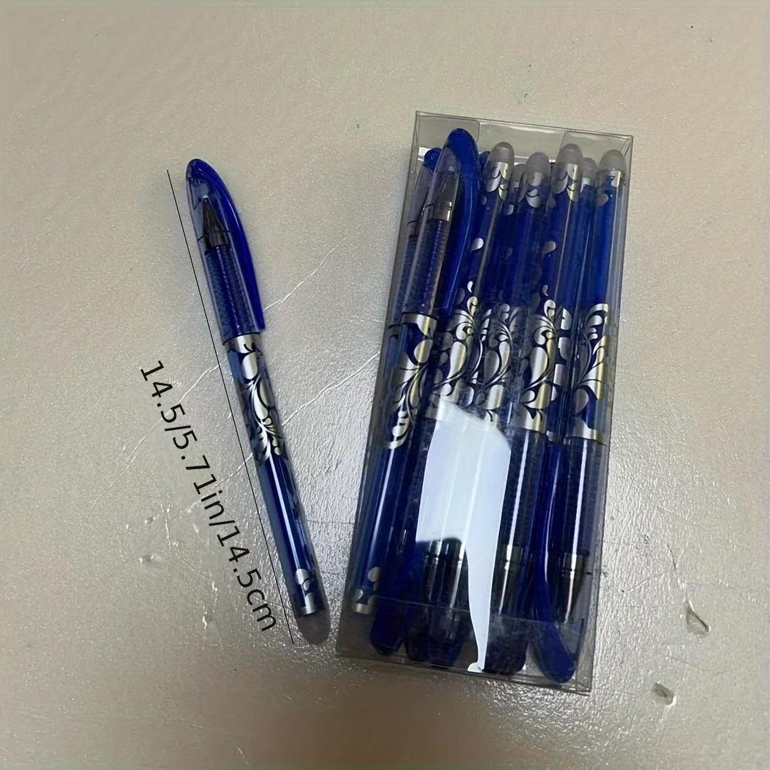 Boxed Multicolor Erasable Gel Pens, Medium Tip 0.5mm, Smooth Writing, Suitable for Office and Everyday Use, Christmas Present thumbnail 2