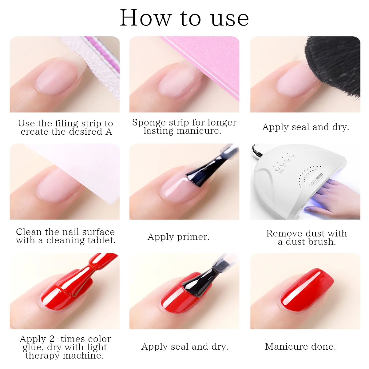 VOKY 6-Piece Set of Nail Gel, Seasonal Fashionable Nail Gel, The Perfect Gift for Ladies to Give During Festivals thumbnail 5
