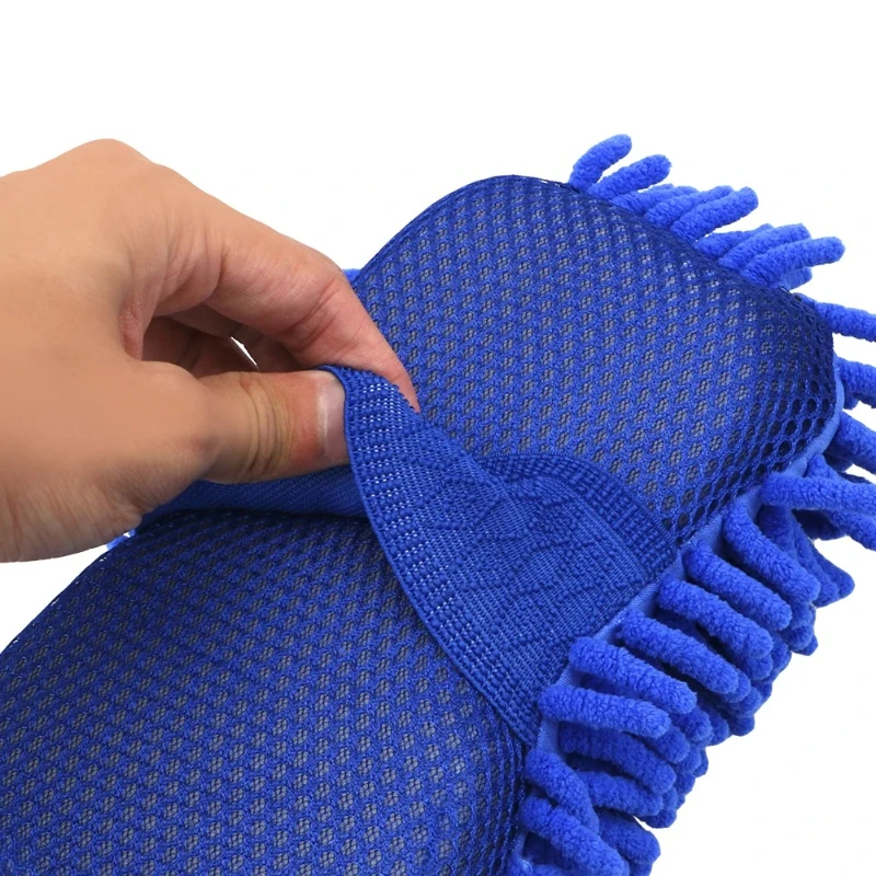 Washing Gloves Motorcycle Foam Washer Brush Seat Wheel Cleaning Tools Auto Care Dirt Pit Bike Accessories Household Universal thumbnail 4