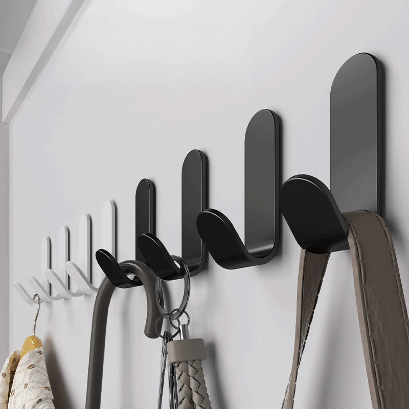 6Pcs Multi-Purpose Hooks Key & Decorative Hook Towel Holders Kitchen Bathroom Hooks Home Storage Hook thumbnail 5