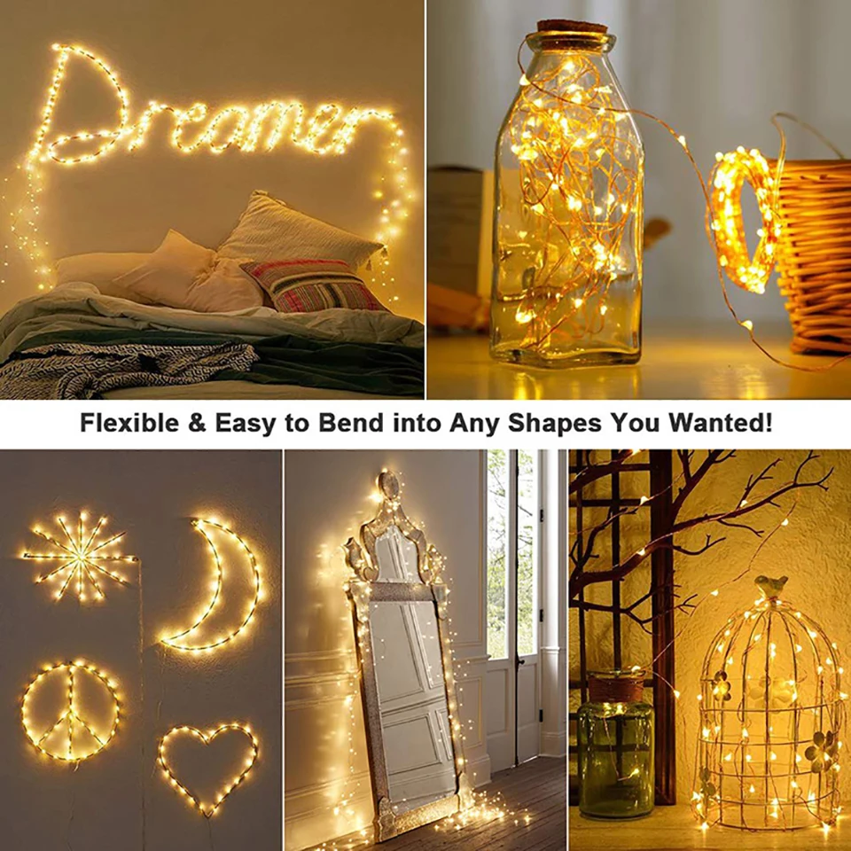 1 string LED wine bottle light, battery powered, decorative mini copper wire fairy tale light, bottle decorative light thumbnail 3