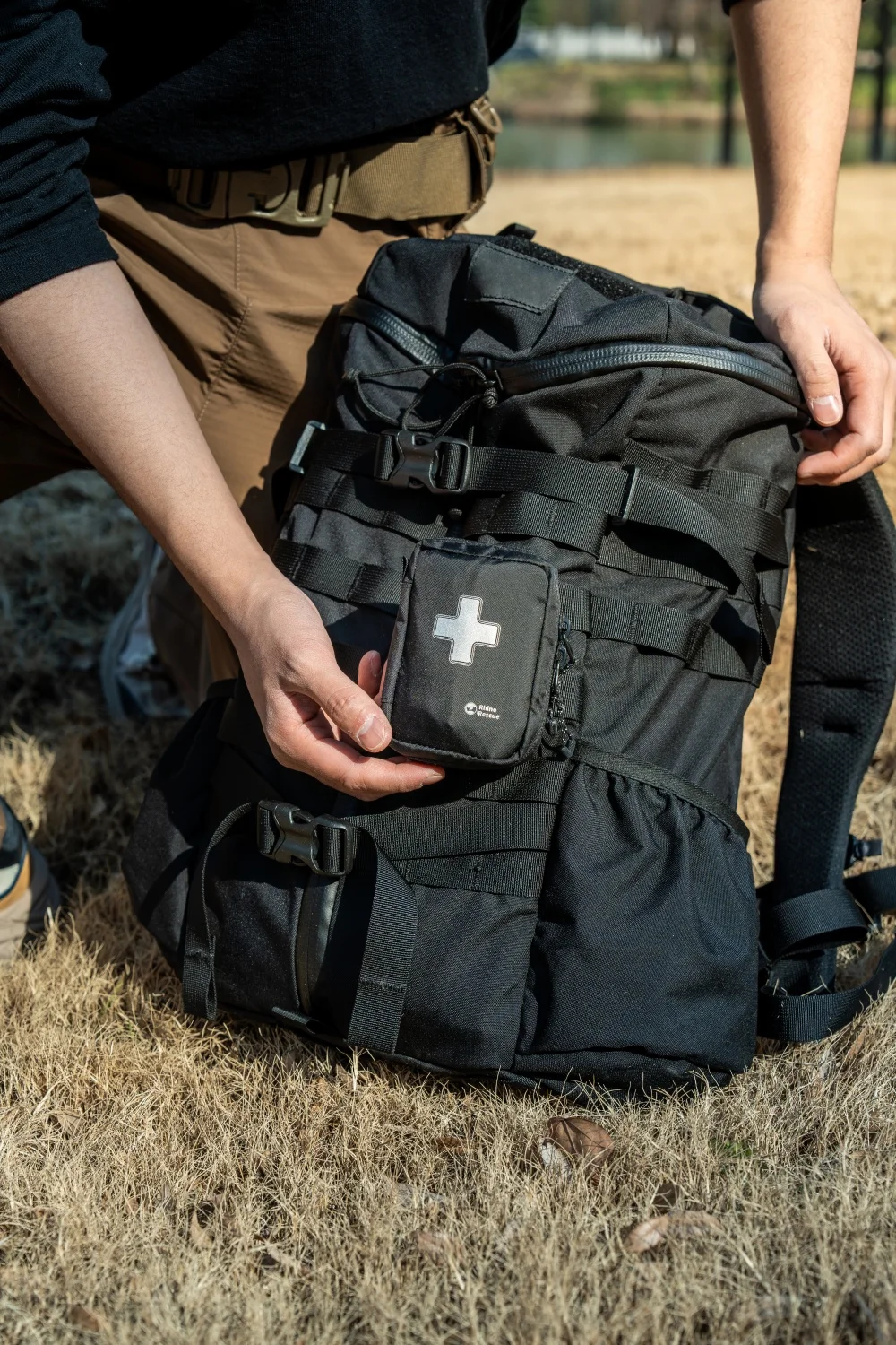 Rhino Rescue EDC POUCH, Compact, MOLLE-Compatible, Tactical Pouch, Everyday Carry Tool and Gear Storage For Camping Outdoor thumbnail 5