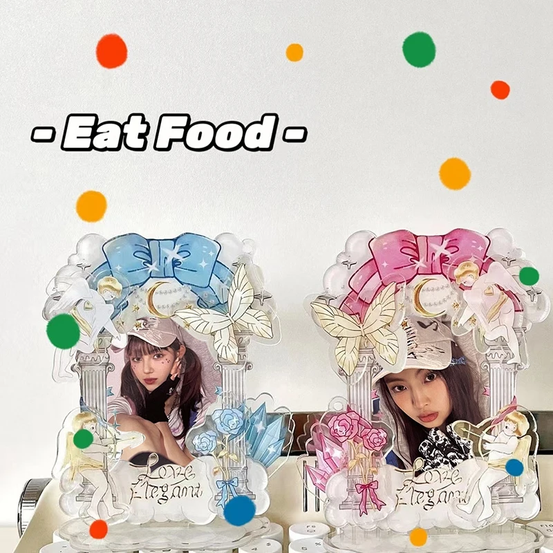 Acrylic Photocard Holder Frame Photocard Display Rack Photocard Poka Packing Supplies Idol Card Holder Desktop Photo Frame thumbnail 3