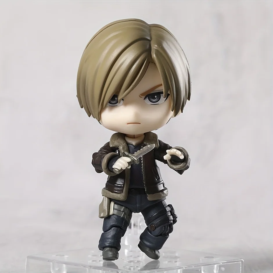 Bronze PVC Interactive Game Character Collectible Action Model with Replaceable Hands Accessories Face Desktop Decoration Toy thumbnail 6
