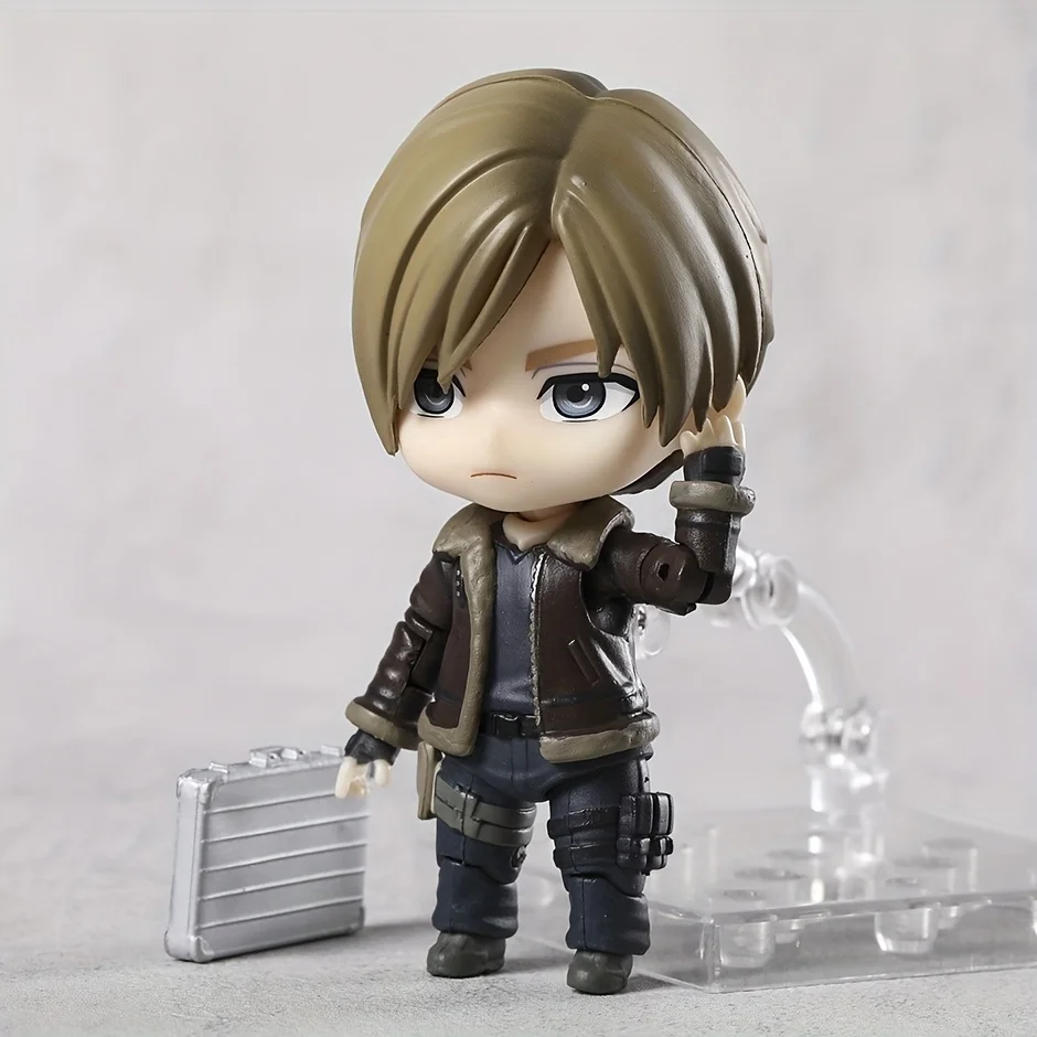 Bronze PVC Interactive Game Character Collectible Action Model with Replaceable Hands Accessories Face Desktop Decoration Toy thumbnail 2