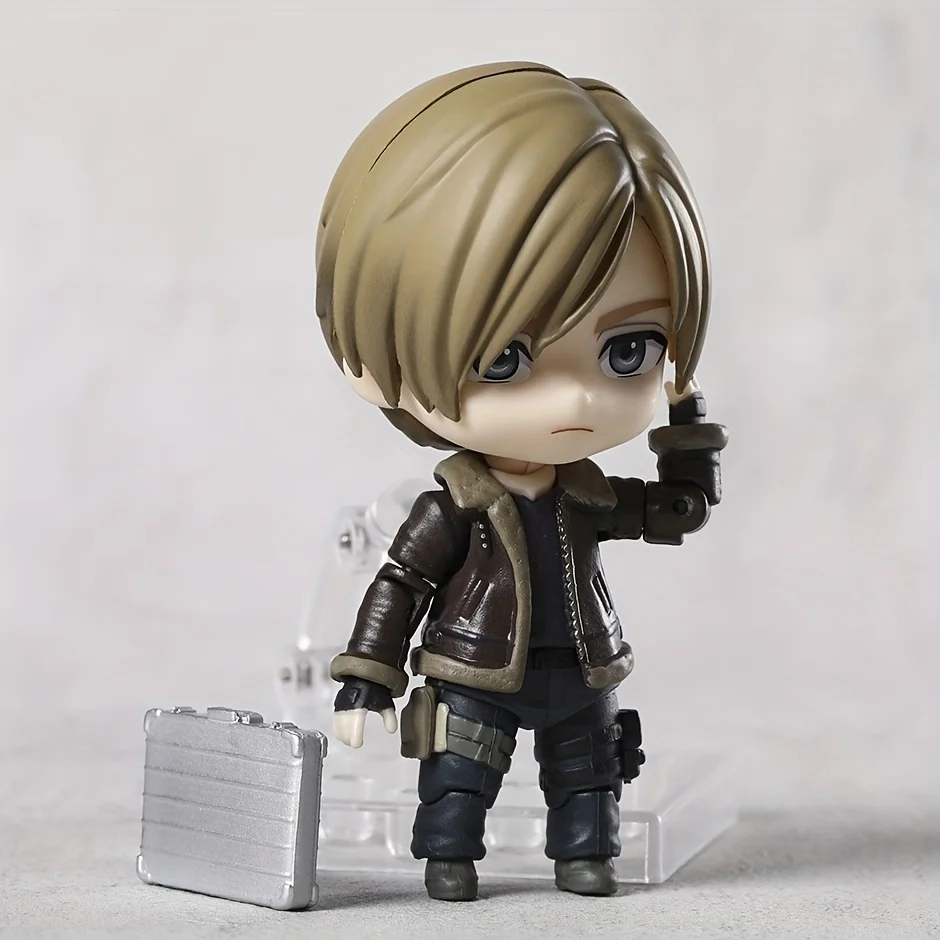 Bronze PVC Interactive Game Character Collectible Action Model with Replaceable Hands Accessories Face Desktop Decoration Toy thumbnail 3