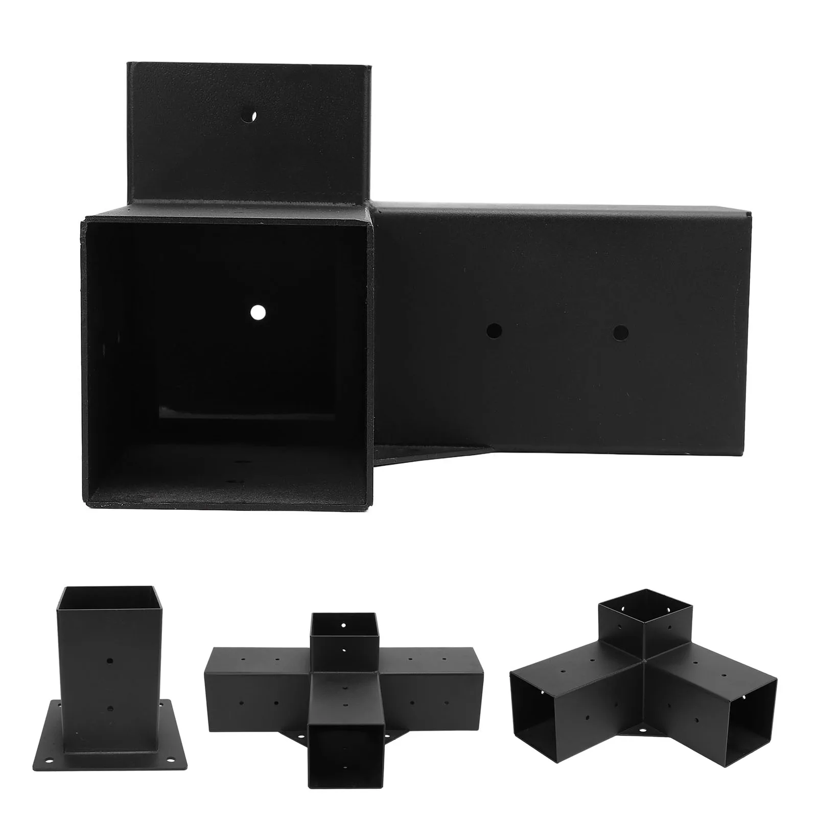 Gazebo Bracket Galvanized Powder Coated Fully Welded Gazebo Post Bracket for Pergola Wood Post Pergola Bracket Wood Post Bracket thumbnail 3