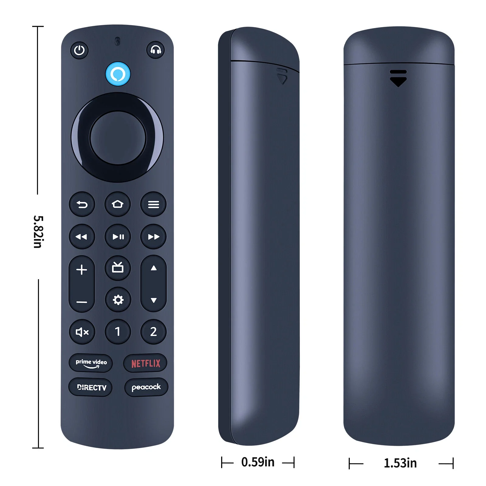 Amazon Alexa Fire TV Pro Remote Control For Fire TV Cube And Fire TV Stick 2Nd And 3Rd Gen thumbnail 3